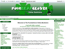 Tablet Screenshot of fourleafcloverbooks.com